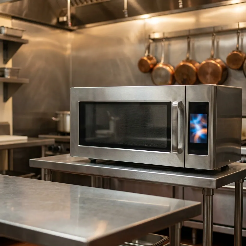 Commercial microwave we service in Seattle restaurants