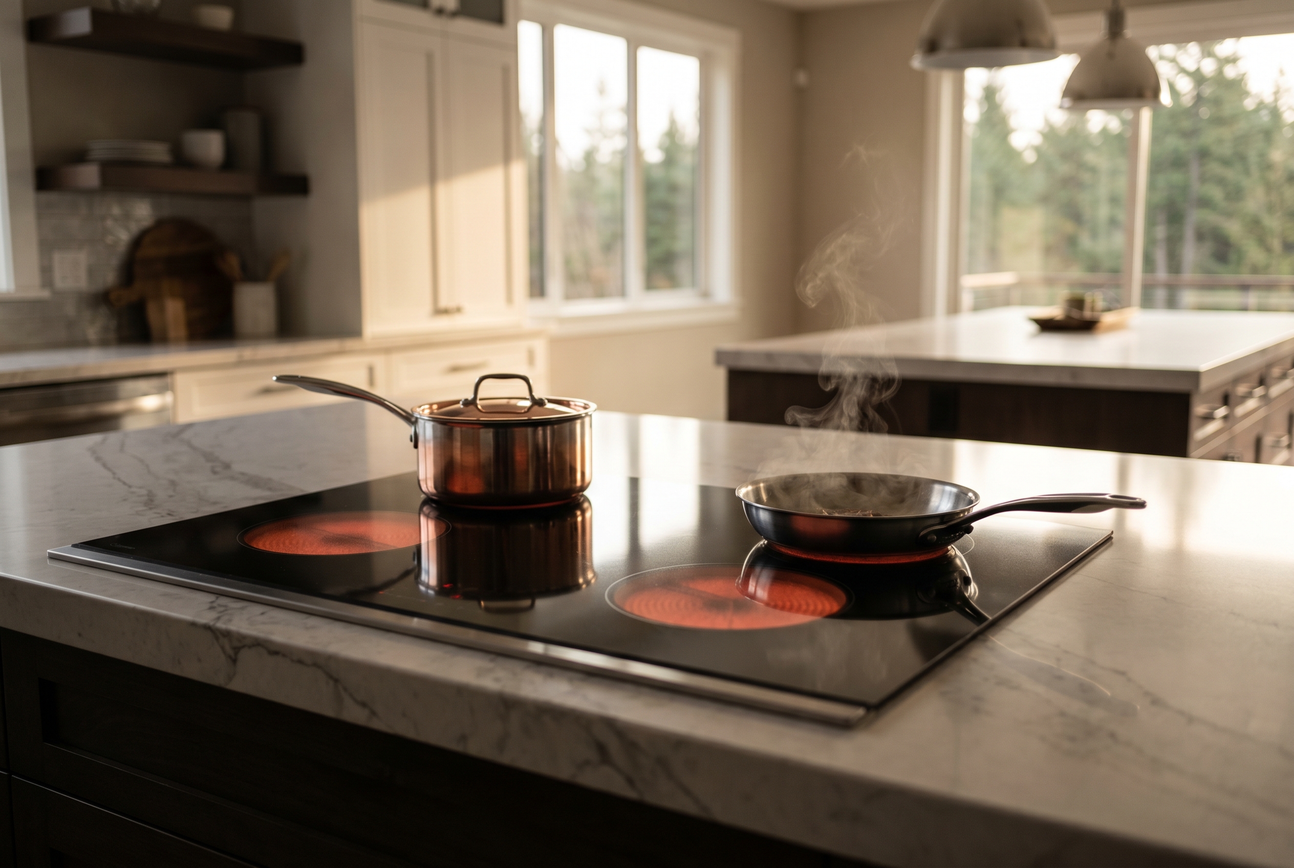 Induction cooktop we repair across the Puget Sound