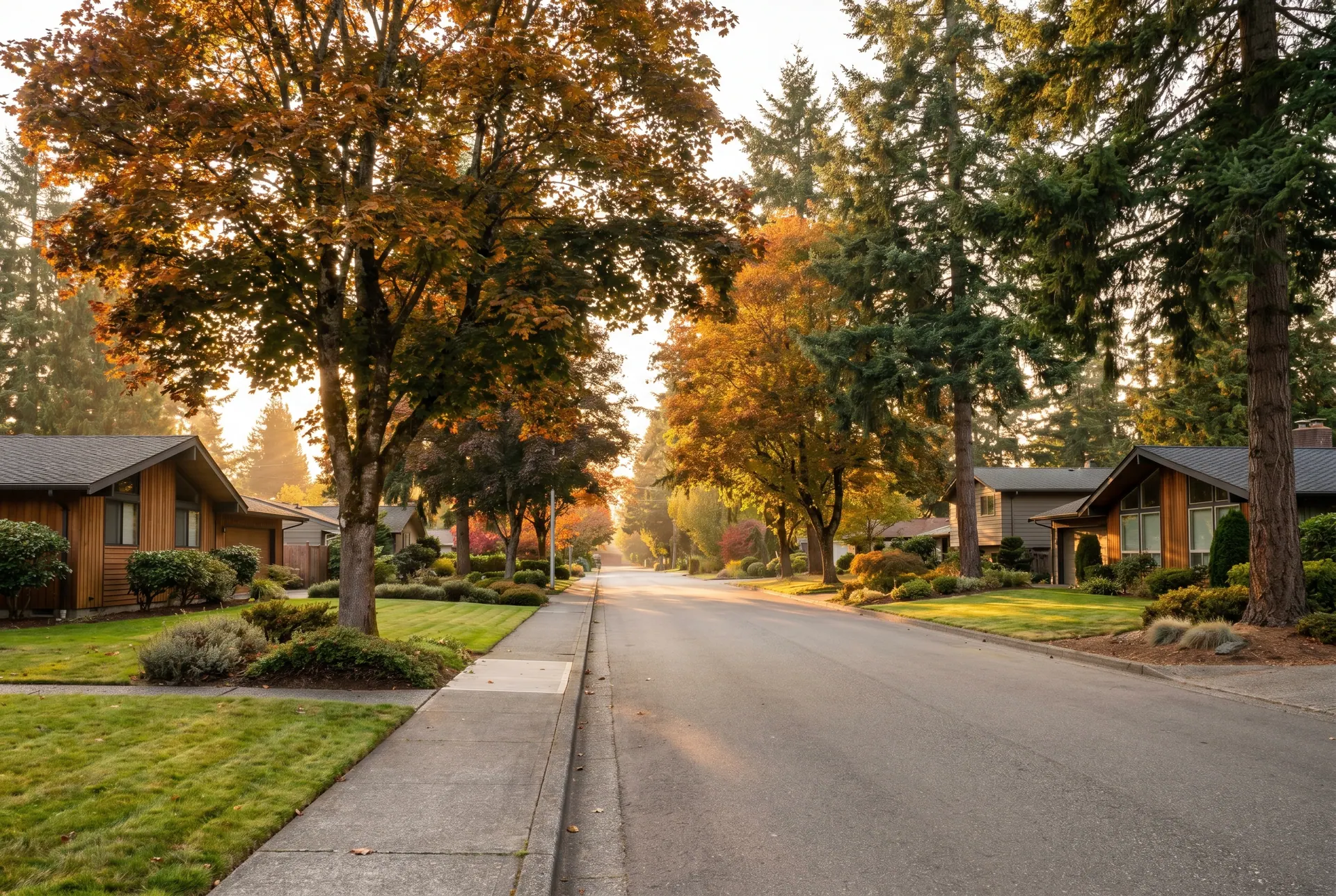 Tree-lined Kent neighborhood we serve