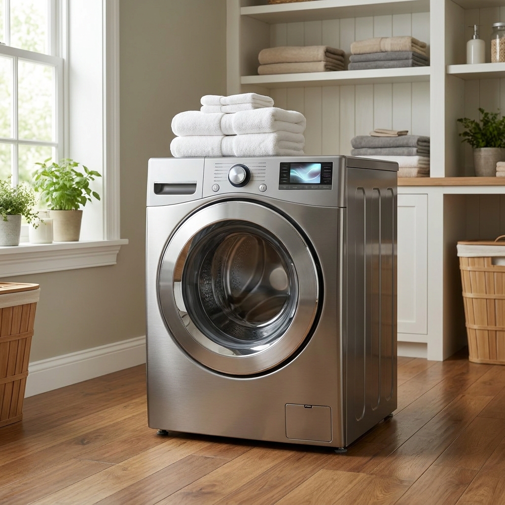 Front-load washing machine we service across the Puget Sound